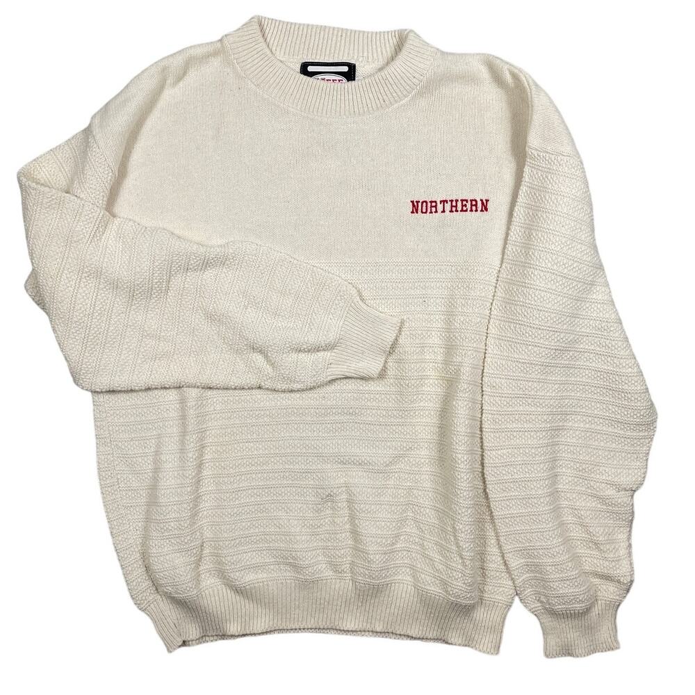 Vintage Neff Northern Cream Sweater Mens Size L *Flaws